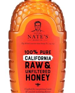 Nature Nate's 100% Pure California Raw & Unfiltered Honey - 16 oz