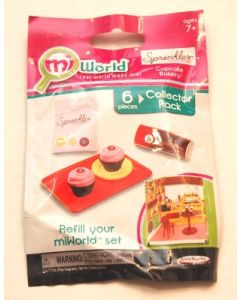 Mi World Collector Pack Sprinkles Cupcake Bakery 2 Cupcakes 1 Plate 1 Tray 1 Cupcake Mix and 1 T Shirt