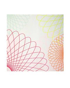 Toot Sweet Neon Spiro Large Napkin