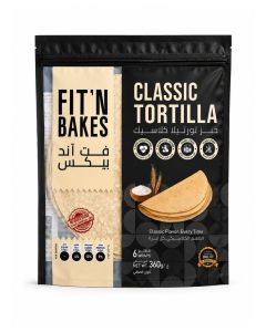 FIT 'N Bakes Classic Tortilla Bread 360g (Classic)