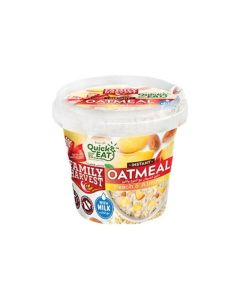 Family Harvest Instant Oatmeal In Peach And Almond Flavor With Milk- 55gms