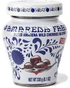 AMARENA FABBRI Pitted Wild Cherries in Syrup - 8.1 oz (230 g)