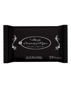 Abaya Cleansing Wipes 25'S - Gentle Fabric Care, Black Color Protect & Instant Cleansing