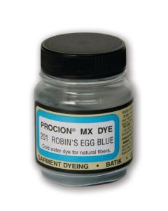 Jacquard Procion MX Tie Dye Powder Robins Egg Blue 23 Ounce Jar for Fabric and Clothing Permanent and Washfast
