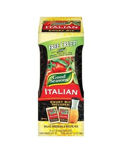Good Seasons Salad Dressing and Recipe Mix With Cruet Italian 2 Count Pack of 1
