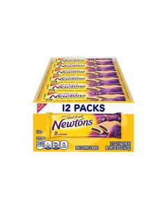 Newtons Soft Fruit Chewy Cookies 2 Cookies Per Pack Fig 24 Oz Pack of 12