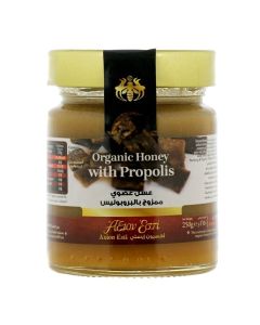 Axion Esti Organic Honey with Propolis 250g / Raw Greek Superfood Honey / Immune Support Blend
