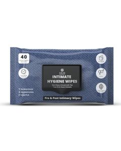 Skin Elements Intimate Hygiene Wipes Unisex pH Balanced Wet Wipes Tea Tree Oil Neem Extracts 40 Intimate Hygiene Wet Wipes Pre and Post Intimacy