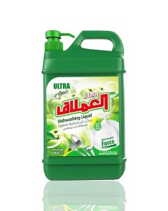 Ultra Dishwashing Liquid, Apple, 1800ml