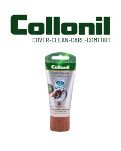 Collonil Shoe Cream Tube – Brown 50ml / Nourishes, Cleans & Restores Smooth Leather