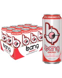 Bang Energy Delish Strawberry Kiss SugarFree Energy Drink 16 Fl Oz