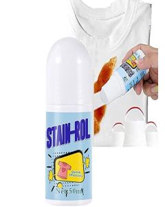 Instant Stain Remover for white Clothes / Multi-Purpose Roll Bead Fabric Clothes Stain Remover Pan /Stain Remover for Cotton, Linen, Polyester, Blended Fabric, Denim, Down Jacket etc.