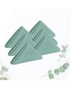 KOFFOTA Green Cloth Napkins Set of 6Cotton Napkins 18 x18 inchFall Green Napkins for DinnerThanksgiving Decorations for Table WashableSoftThcik sage