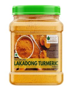Bliss of Earth Pure Lakadong Turmeric Powder 500g, High Curcumin 9–12%, Raw Organic Turmeric for Golden Milk, Immunity Drink, Cooking & Wellness