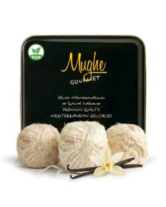 Mughe Gourmet Turkish Cotton Candy Pismaniye Sweet 12 Fluffs Divine Halva Candy Gift Box Exquisite Confectionery Pishmaniye Authentic Floss Halvah Perfect Gifts for Him Her