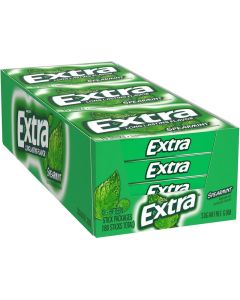 Extra Spearmint Sugar-Free Gum - 12 Packs of 15 Sticks Each