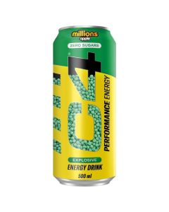 C4 Performance Energy Drink Millions Apple Zero Sugar 500ml Pack of 12