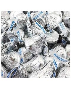 Hersheys Kisses Milk Chocolate in Silver Foil Pack of 6 Pounds