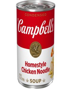 Campbell's Condensed Homestyle Chicken Noodle Soup, 10.5 Ounce Can