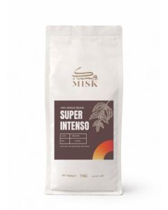 MISK Super Intenso Whole Coffee Beans / Bold & Intense Espresso Blend / Strong & Full-Bodied / 1kg