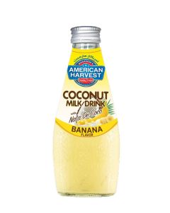 Coconut Milk With Nata De Coco Banana