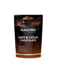 Hot & Cold Chocolate Drink Powder Mix, 250g / No Preservatives, Added Vitamins & Minerals for Immunity Support / Vegan & Gluten Free / Thick & Chocolatey Drink