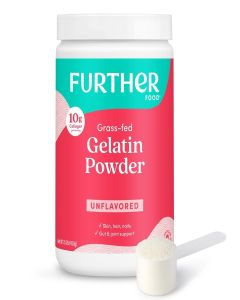 Further Food Premium Gelatin Powder, Unflavored, Grass-Fed, 15.87 Oz