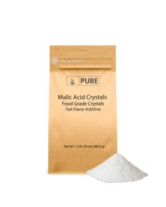 PURE ORIGINAL INGREDIENTS Malic Acid 15 lb Food Grade Crystals Tart Flavor