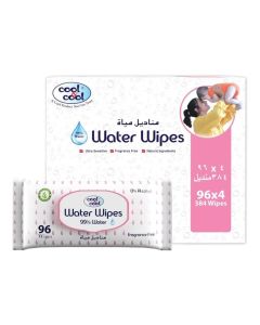 Aqua Wipes 96 Pieces Pack of 4