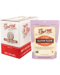 Bob's Red Mill Vital Wheat Gluten Flour, 20-Ounce Pack of 4 - High Protein Baking Ingredient