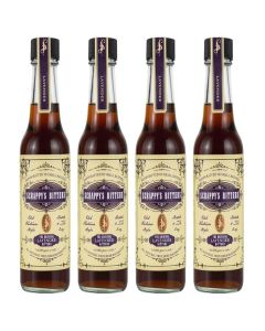 Scrappy's Bitters Organic Ingredients, Finest Herbs & Zests, No Extracts, Artificial Flavors, Chemicals or Dyes - Lavender 5 Oz. (4 Pack)