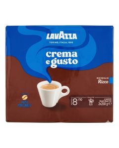 Crema E Gusto Ricco Ground Coffee 2 X 250grams
