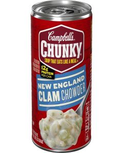 Campbell's Chunky New England Clam Chowder, 18.8 oz. Can