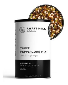AWAFI MILL Three Peppercorn Mix 250g / Black White Green Pepper