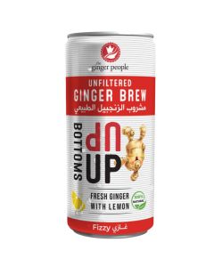 Ginger Lemon Sparkling Natural Drink