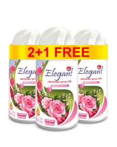 3 Piece Moroccan Rose Automatic Refill Spray Set 250ml
