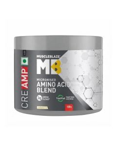 MuscleBlaze Micronised CreAMP Powder, Unflavoured (32 Servings, 100g)
