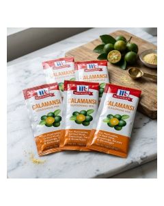 5 Packs of McCormick Calamansi Seasoning Mix (15g x 5) – Authentic Filipino Citrus Seasoning Powder for Marinades, Grilled Meat, Seafood, Dressings, Sauces & Beverages - Tangy Lime Flavor