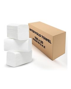 Interfold paper hand towel 150x20 = 3000 Sheets
