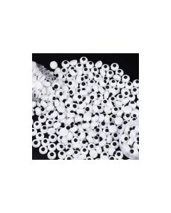 SweetGrove Edible Candy Eyeballs Eyes Sprinkles for Cake Decorating 1 cm Eyeballs Sprinkles for Halloween Christmas Cupcake Toppers Chocolate Cookie Ice Cream Decoration
