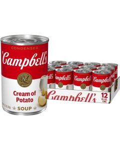 Campbell's Condensed Cream of Potato Soup, 10.5 oz Can (12 Pack)
