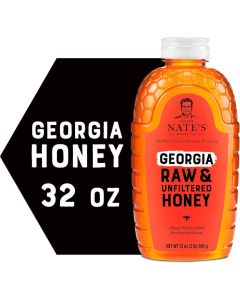 Nature Nate's Raw & Unfiltered Honey - 32 oz
