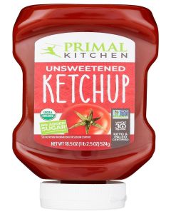 Primal Kitchen Organic Unsweetened Squeeze Ketchup, 18.5 OZ