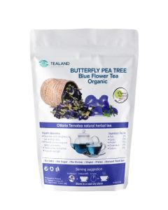 Blue Natural Herbal Butterfly Pea Thai Orchid Flower Tea 60g