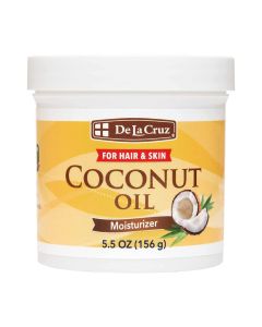 De La Cruz Coconut Oil Expeller Pressed Coconut Oil for Skin and Hair Natural Moisturizer for Skin and Hair Jumbo Jar 55 oz