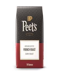 Peet's Coffee, Dark Roast Ground Coffee - French Roast 18 Ounce Bag