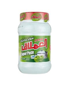 Al Emlaq Super Dishwashing Paste – 1 KG – Refreshing Green Apple Scent – Heavy-Duty – Thick Paste Formula for Deep Dish Cleaning
