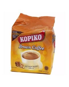 Kopiko Brown Coffee Bag 10 Sachets; Kopiko Brown Creamy Coffee Mix, 27.5 gm (Pack of 10)
