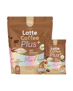 Latte Coffee Plus+ 150g / 10 Sachets Coffee Mix Powder with Creamy Latte Taste