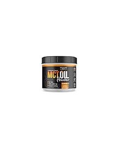 Intentionally Bare MCT Oil Powder Unflavored Coconut Oil with 70 C8 and 30 C10 MCT Oil for Clean Energy Brain Health Mood and Focus Coconut C8 for Keto Paleo and Vegan Pills 50 Servings